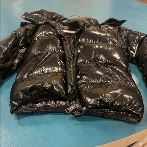 SAM Glossy Black Puffer Jacket